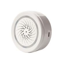 WiFi Smart Siren with Temperature Humidity Monitor, Tuya WiFi Smart Sensor control home security